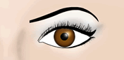 Maquillaje de ojos retro para tu fiesta
