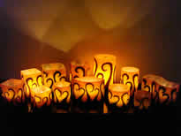 Velas y Fanales - Foto N�:5 de VELAS GANDALF - T�tulo: Fanal Especial Fuego