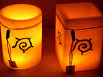 Velas y Fanales - Foto N�:6 de VELAS GANDALF - T�tulo: Fanales Tallados