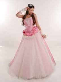 Vestidos de Fiesta - Foto N�:400 de NOVIAS GLADID Alquiler y Venta de Modelos Exclusivos de Vestidos - T�tulo: Vestido de 15 Rosa