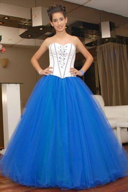Vestidos de Fiesta - Foto N: 23 de vestidos de fiesta de Ana Doldayor - Vestido de 15 Azul