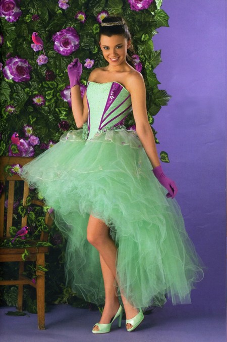  - Foto N: 24 de  de  - Vestido Verde con Violeta