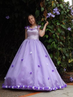  25% Off en Vestido De 15 lila Diseo Princesa 