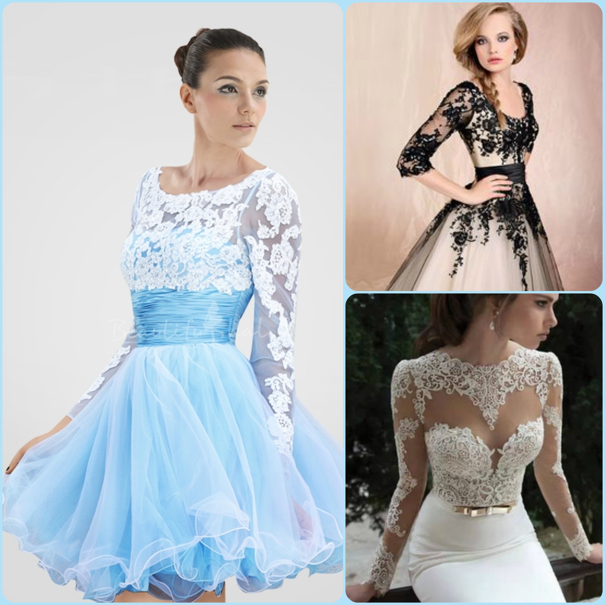 Vestidos elegantes sales con transparencias